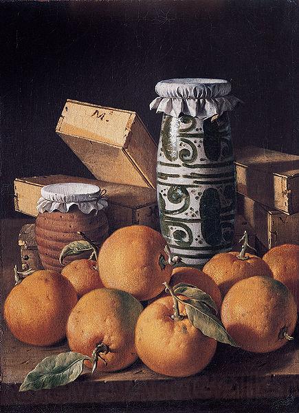 Luis Egidio Melendez Still Life with Oranges France oil painting art